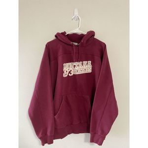 Montana Grizzlies 1893' Maroon Hoodie Adult Large